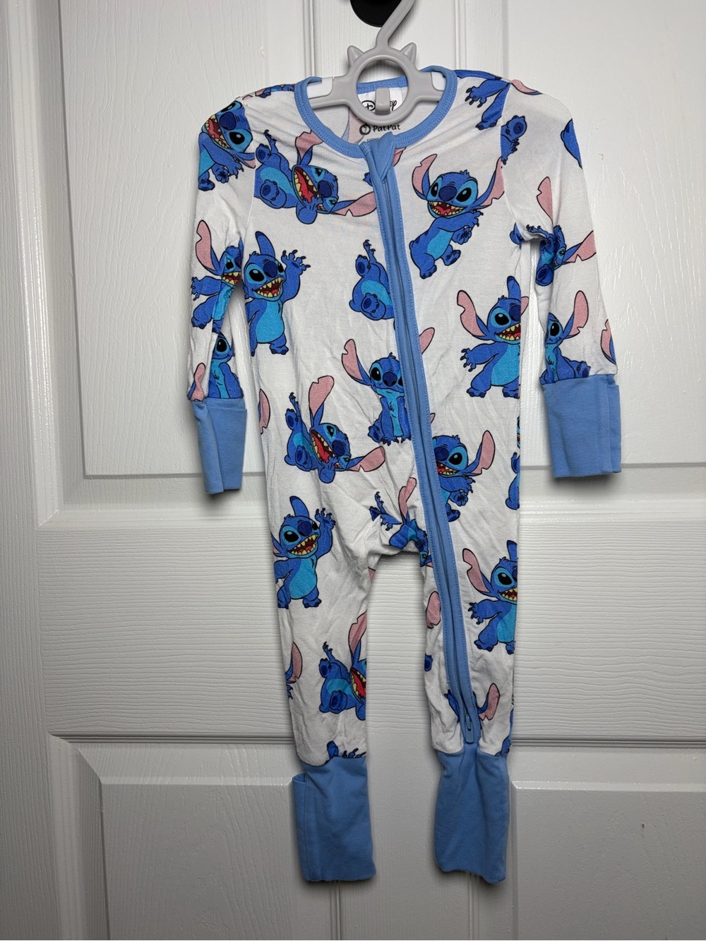 PatPat Disney Stitch Bamboo Convertible Zippy Pajamas 6-9M
